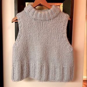 Zara wool and alpaca blend vest